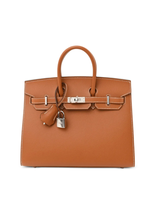 Sellier Birkin 25 Handtasche aus Epsom-Leder