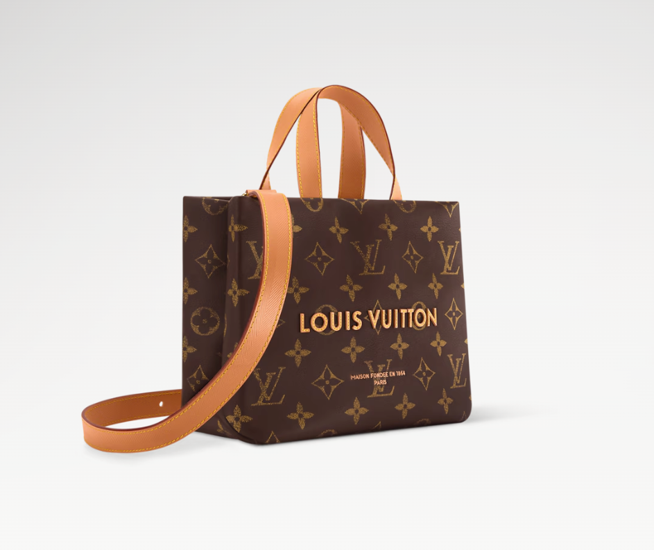 Mini Shopper Tragetasche Braun