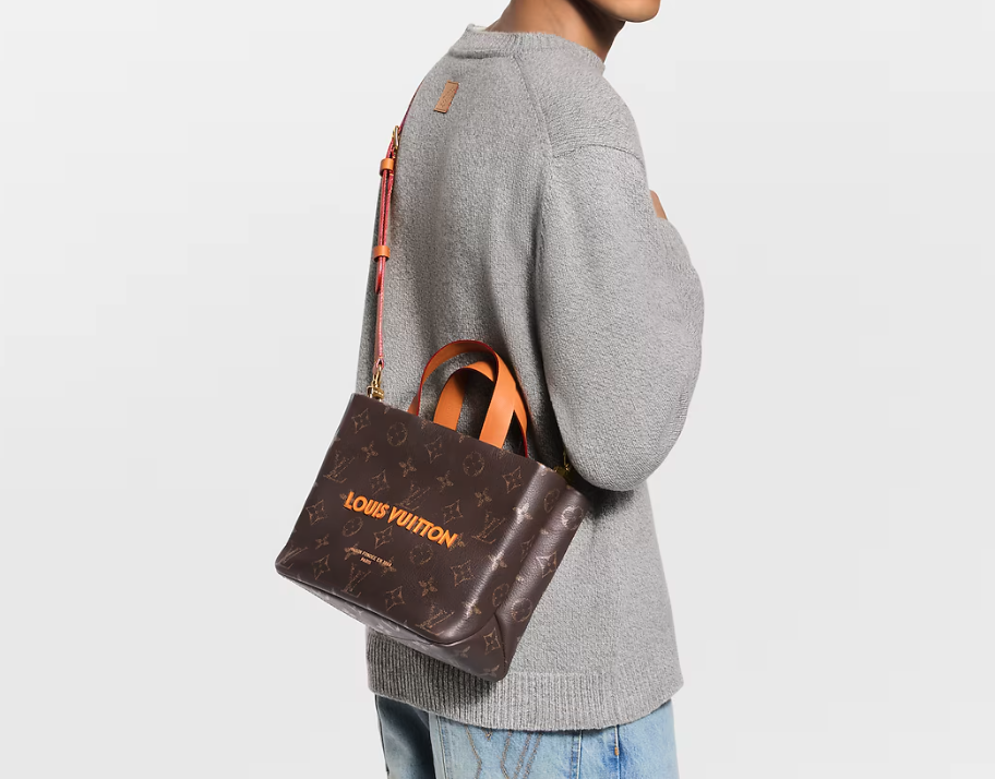 Mini Shopper Tragetasche Braun