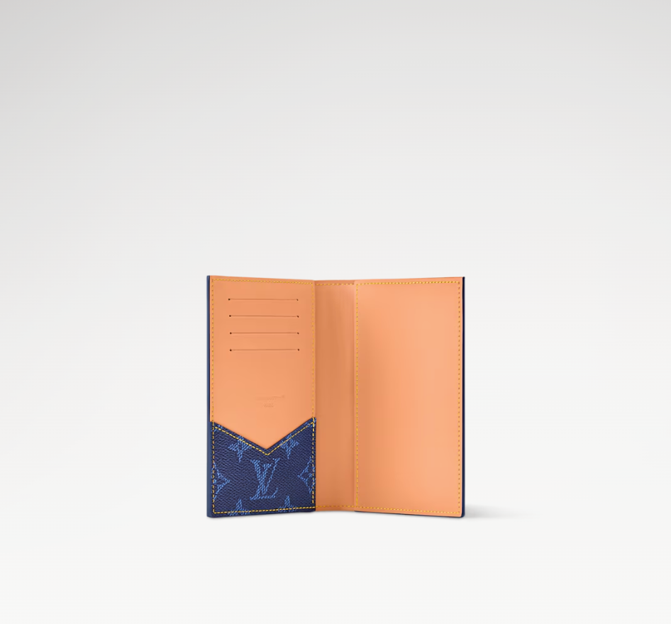L passport Cover Canvas Ocean