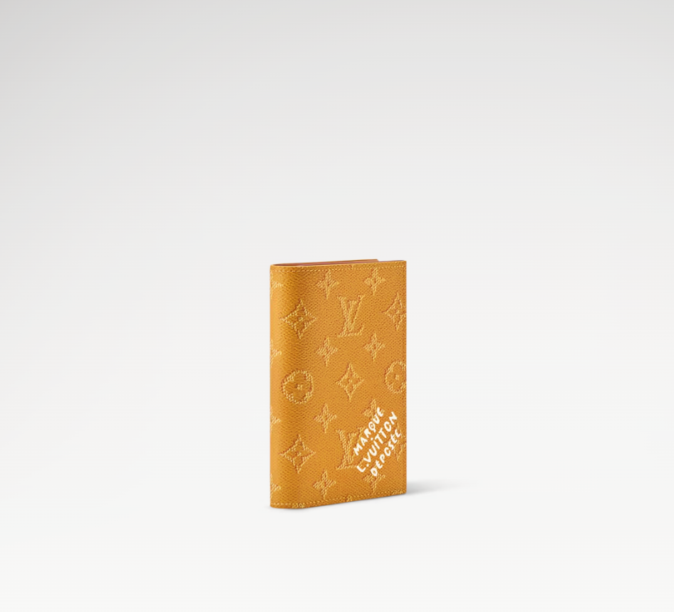 L passport Cover Canvas yellow
