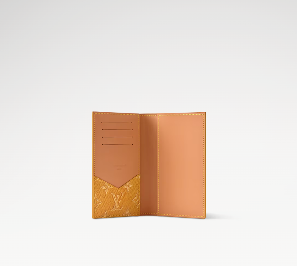 L passport Cover Canvas yellow