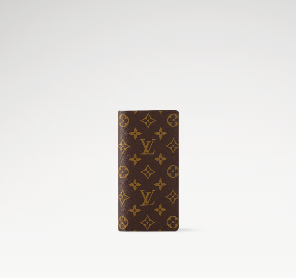 L Brazza Wallet LV Monogram Canvas